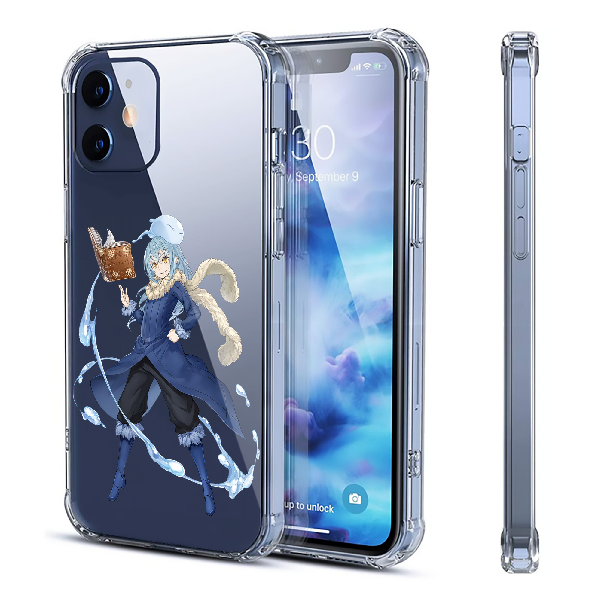 （画像用） 転スラ Regarding Reincarnated to Slime 【iPhone 12シリーズ対応】透明スマホケース（クリアソフトケース）